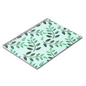 Minimalist Green Foliage Journal Botanical Nature Notizblock (Linke Seite)
