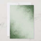 Minimalist Greenery Moon Ramadan Iftar Dinner Einladung (Rückseite)