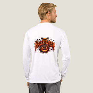Minimalist Gruseliger Saison Halloween Hoodie Tri-Blend Shirt