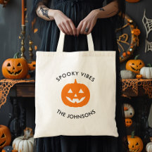 Minimalist Halloween – Personalized Family Name
