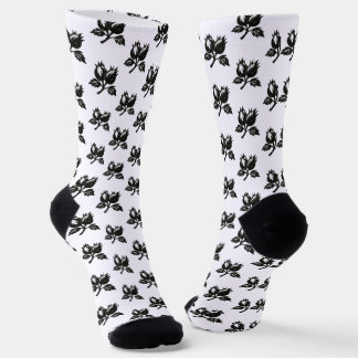 Minimalist Haselnuss – Botanisches Design mit Tint Socken