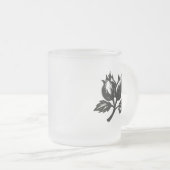 Minimalist Hazelnut – Ink Brush Botanic Design on  Mattglastasse (VorderseiteRechts)