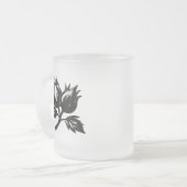 Minimalist Hazelnut – Ink Brush Botanic Design on  Mattglastasse (Vorderseite Links)