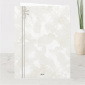 Minimalist Heart Valentine's Day Card – Custom Dankeskarte (Rückseite)