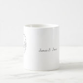 Minimalist Hearts & Hands Line Art Becher Kaffeetasse (Mittel)