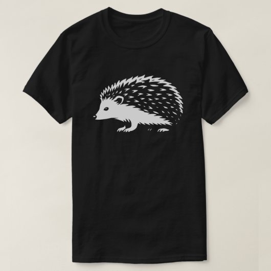Minimalist Hedgehog Walk T-Shirt (Design vorne)