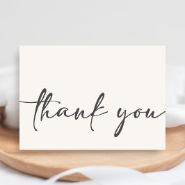 Minimalist Hello Baby Baby Shower Dankeskarte