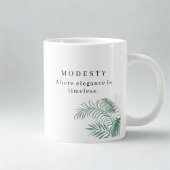 Minimalist Hijab Line Art Jumbo 20oz Mug | Modern Jumbo-Tasse