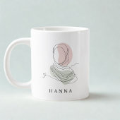 Minimalist Hijab Line Art Jumbo 20oz Mug | Modern Jumbo-Tasse