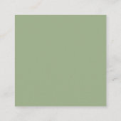 Minimalist Hochzeits-QR-Code für Flitterwochen-Spe Begleitkarte (Rückseite)