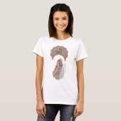 Minimalist Holding Hands Ästhetik T-Shirt | Boho (Vorne ganz)