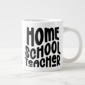 Minimalist Homeschool Teacher Jumbo-Tasse (Rechts)