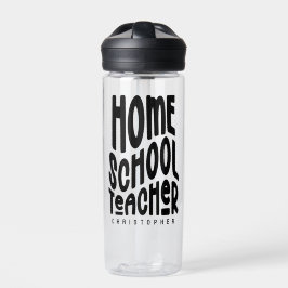 Minimalist Homeschool Teacher Trinkflasche