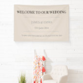 Minimalist Horizontal Soft Latte Banner (InSitu)