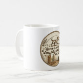 Minimalist-Hundefreund-Tasse Kaffeetasse (Vorderseite Links)