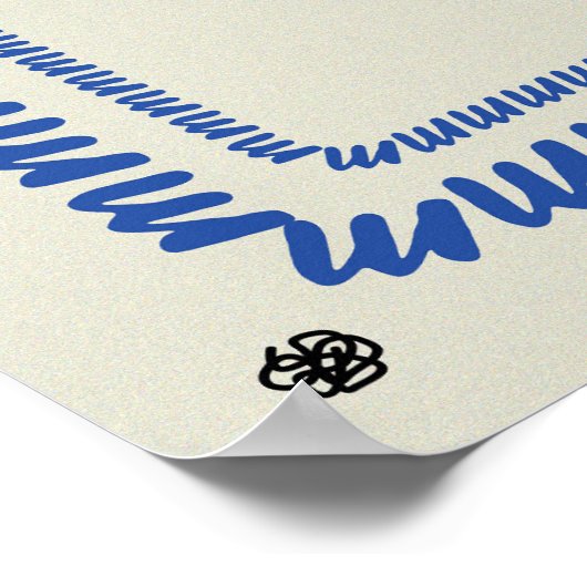 Minimalist Ice Cream Art Print Poster (Ecke)