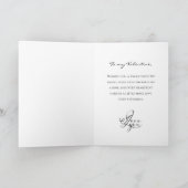 Minimalist Ich liebe dich Karte (Innenseite)