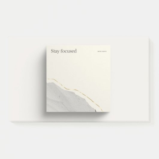 Minimalist Inspirational Post-It Notes | Modern Of Post-it Klebezettel (Vorderseite)