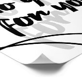 Minimalist Inspirational Quote Poster - White (Ecke)