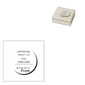 Minimalist Inspirational Stamp | Modern Office & H Gummistempel (Stempel)