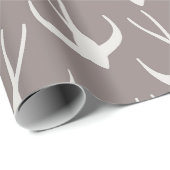 Minimalist Ivory Swallows in Flight Geschenkpapier (Rolleneckpunkt)