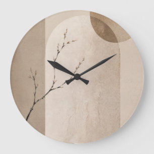 Minimalist Japandi Neutrale Arch Ast Uhr