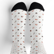 Minimalist Kawaii Sushi Muster Hübsches Japanische