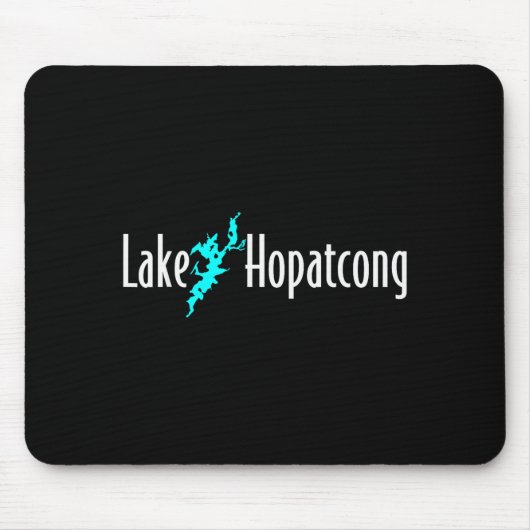 Minimalist Lake Hopatcong - New Jersey Mousepad (Vorne)