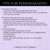 Minimalist Lavender Black Monogrammed Co-worker Planer