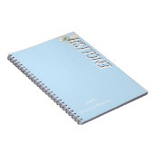 Minimalist Lilac Vertical Text School Subject Notizblock (Rechte Seite)