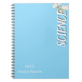 Minimalist Lilac Vertical Text School Subject Notizblock (Vorderseite)