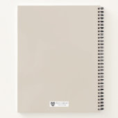 Minimalist Line Art Frame Notizblock (Rückseite)