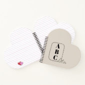 Minimalist Line Art Frame Notizblock (Innenseite)