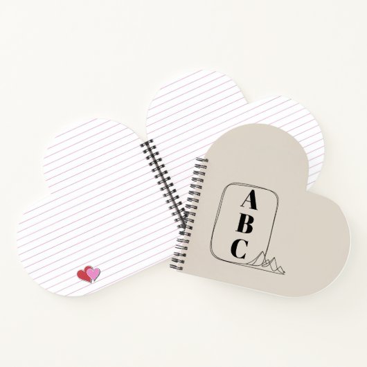 Minimalist Line Art Frame  Notizblock (Innenseite)