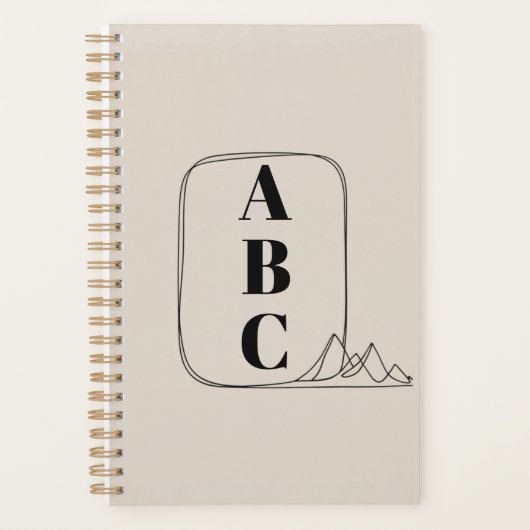 Minimalist Line Art Frame  Planer (Vorderseite)