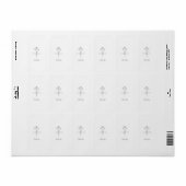 Minimalist Line Art Hands & Flowers Wedding Thank Adressaufkleber (Vorne)