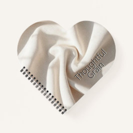 Minimalist Linen Weave | Natural Textured Fabric Notizblock