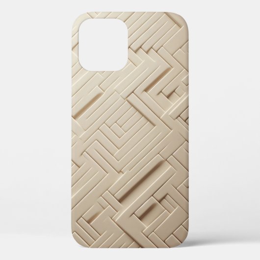 Minimalist Liquid Wave Abstract Phone Case  (Rückseite)