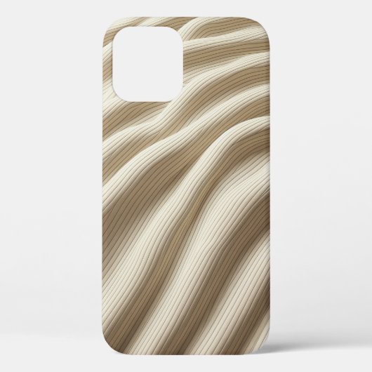 Minimalist Liquid Wave Abstract Phone Case - Ether (Rückseite)