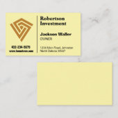 Minimalist Logo Calling Card for Any Business Visitenkarte (Vorne/Hinten)