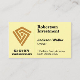 Minimalist Logo Calling Card for Any Business Visitenkarte