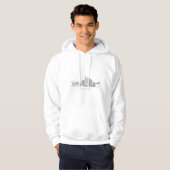 Minimalist Los Angeles Skyline Illustration Hoodie (Vorne ganz)