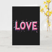 Minimalist Love Text Card Karte (Gelbe Blume)