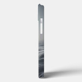 Minimalist Lunar Mesh Phone Case - Ethereal White  (Rückseite / Links)