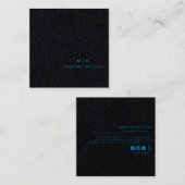 Minimalist Luxury Boutique Ivory Quadratische Visitenkarte (Vorne/Hinten)