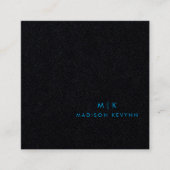 Minimalist Luxury Boutique Ivory  Quadratische Visitenkarte (Vorderseite)