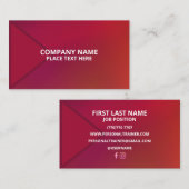 Minimalist Luxury Business Cards Visitenkarte (Vorne/Hinten)