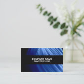Minimalist Luxury Sleek Modern Business Cards Visitenkarte (Stehend Vorderseite)