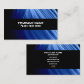 Minimalist Luxury Sleek Modern Business Cards Visitenkarte (Vorne/Hinten)