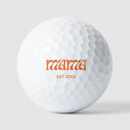 Minimalist Mama EST Golfball (Vorderseite)
